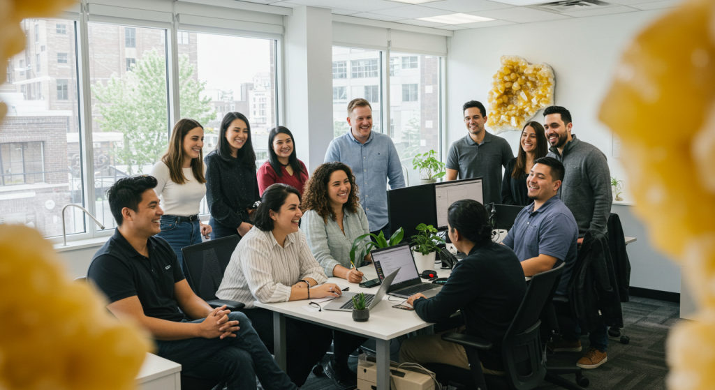 A scenic coastal road winding along rocky cliffs with a stunning ocean view under a partly cloudy sky.